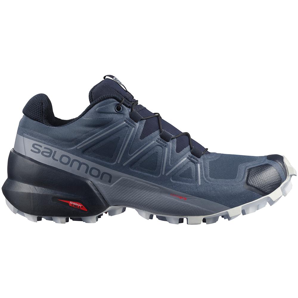 Salomon Singapore Womens Trail Running Shoes - SPEEDCROSS 5 W Steelblue | 85617-DNZV